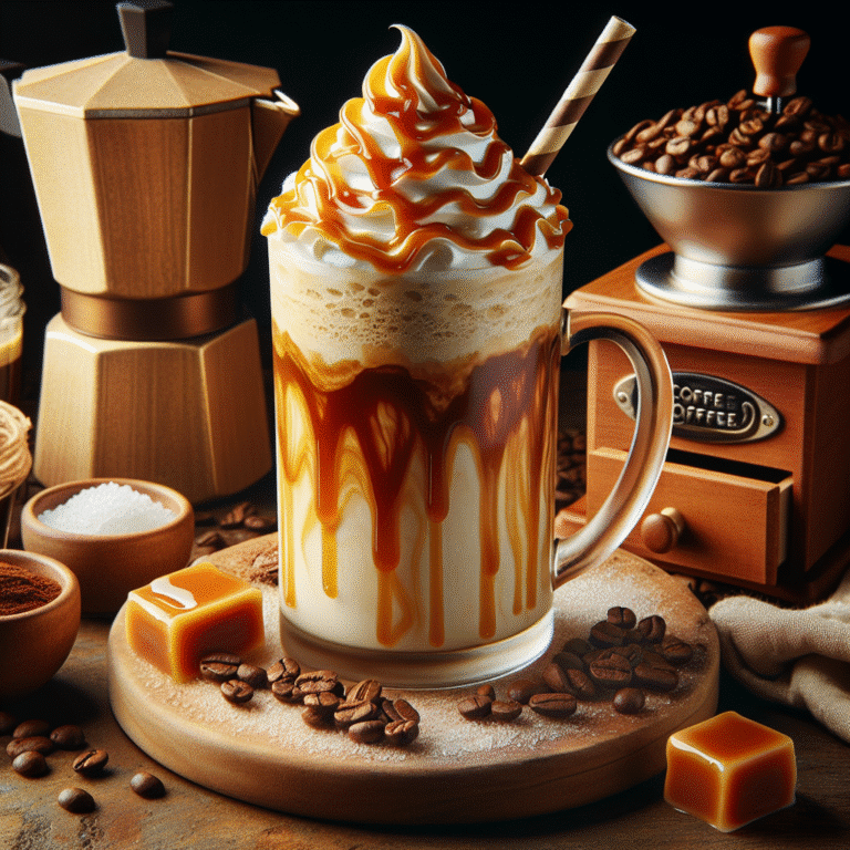 delectable caramel frappuccino coffee recipe