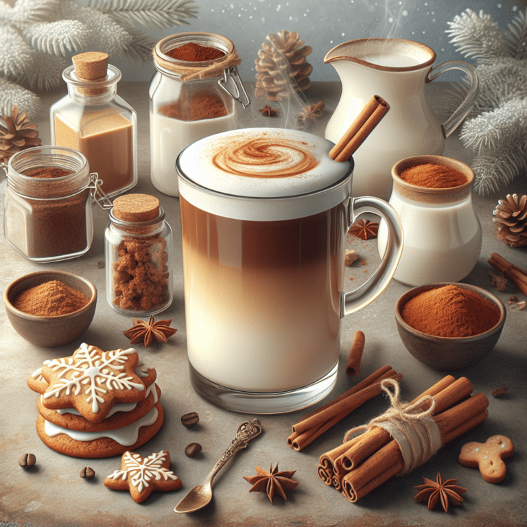 DIY Gingerbread Latte Recipe for a Festive Twist
